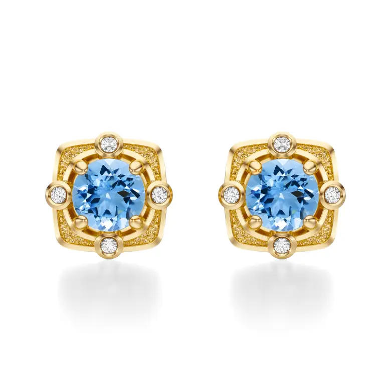 Kolczyki z topazem AJK_026 Kolczyki z topazem AJK_026